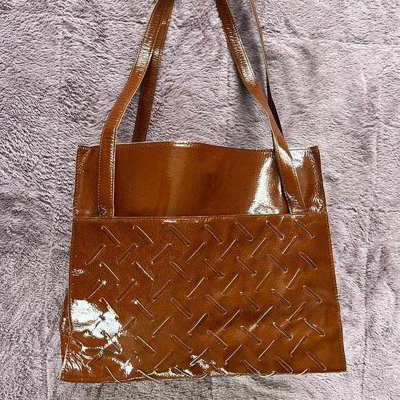 VINTAGE BOTTEGA VENETA BEAUTIFUL LEATHER TOTE - Picture 3 of 7